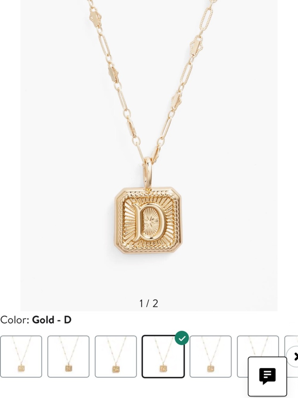 Harlow Initial Pendant Necklace
MIRANDA FRYE